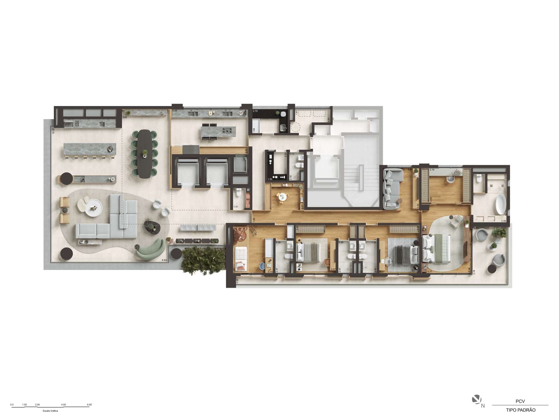 Apartamento Padrão | 362 m²