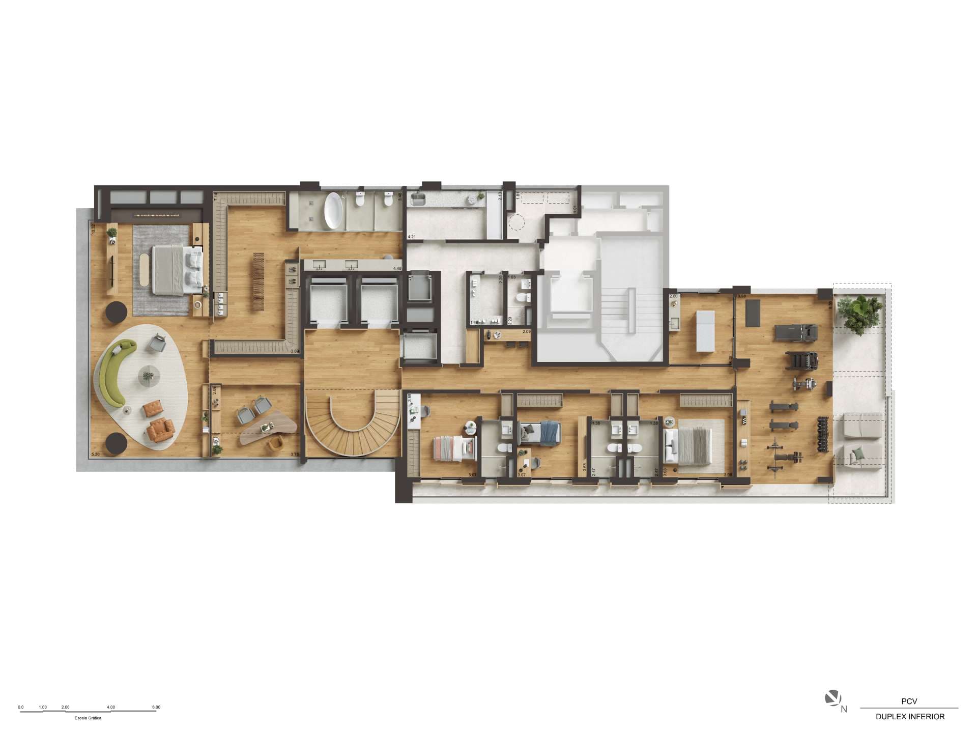 Duplex Inferior